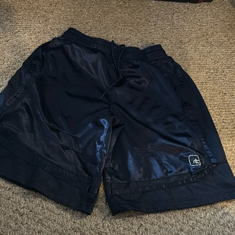 Men’s size medium AND1 navy blue athletic shorts.